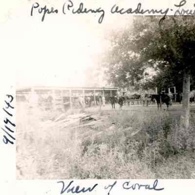 Camp Claiborne - Pope Riding Academy - Coral - Louisiana - Sept. 19, 1943