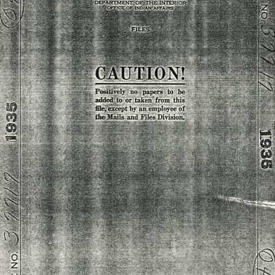 Caroline Dormon Correspondence with the Office of Indian Affairs (A)