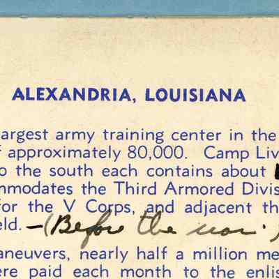 Camp Claiborne - Pamphlet - Alexandria, LA - circa 1940