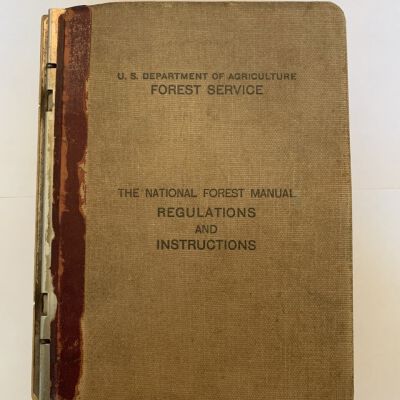 U.S. Department of Agriculture Forest Service ~ The National Forest Manual Regulations and Instructions