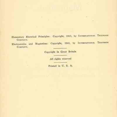 Electrical Units, Electrostatics, Magnestism