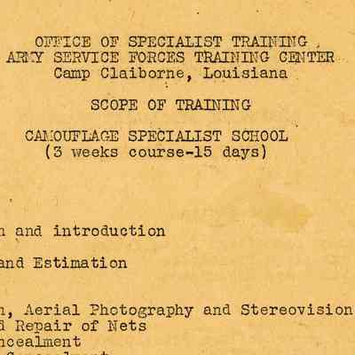 Camp Claiborne - Specialist Training Book