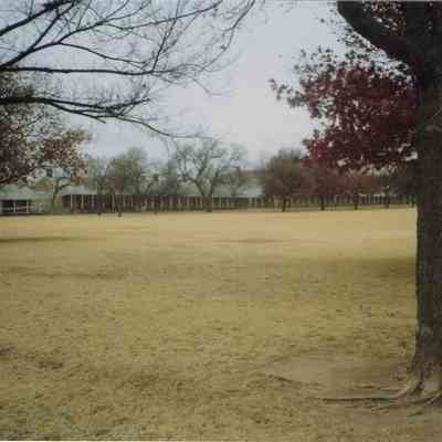 Picture- Fort Sill, Ok- Parade Grounds and Enl Barracks- 1988