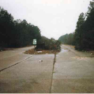 Picture- Camp Claiborne, La- Main Front Gate- 1988