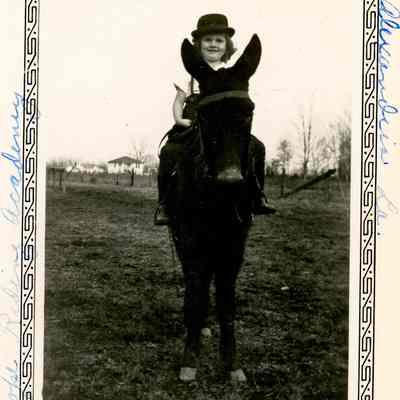 Camp Claiborne - Pope Riding Academy - Dotty Pope - February 6, 1944