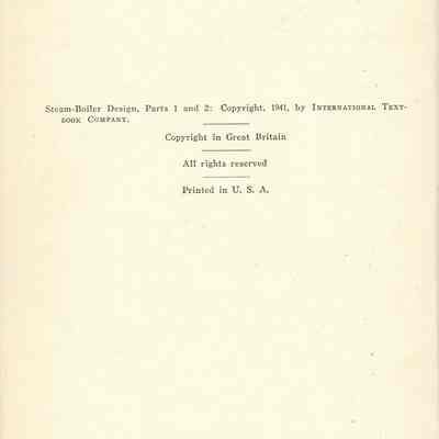 Steam-Boiler Design-I