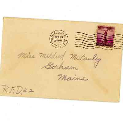 Collection of Mail from Camp Claiborne, LA - "To Miss Mildred McCauley"