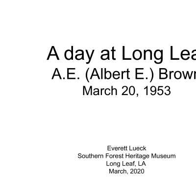 Long Leaf by Brown 1953