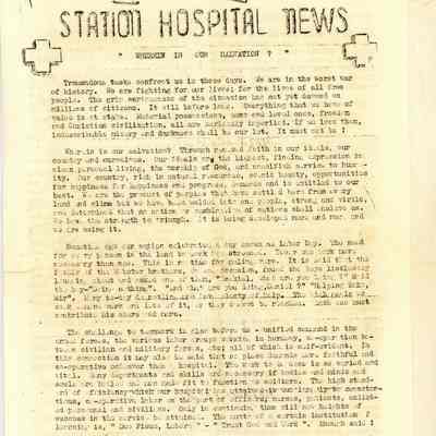 Camp Claiborne - Station Hospital News