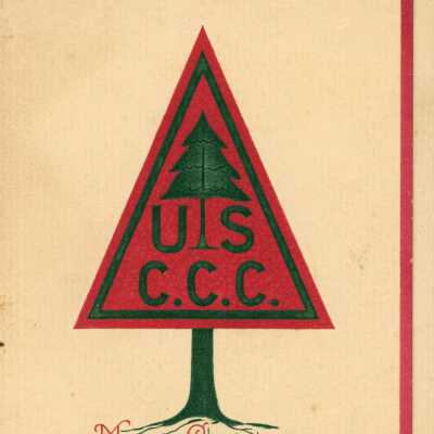 CCC Christmas Dinner Menu 1933