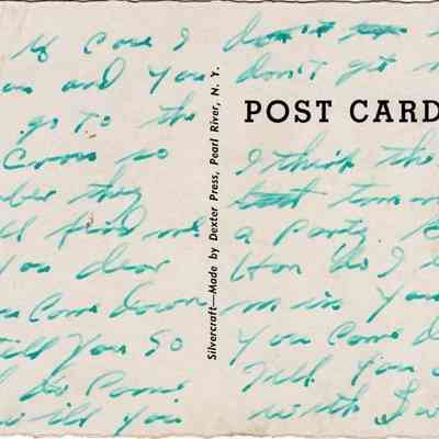 Postcard- Cross Roads Scene During Maneuvers- no location