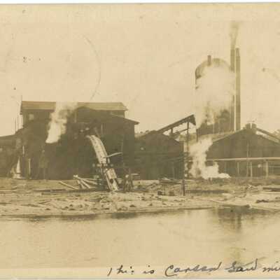 Postcard of Carson, LA from Mae (b)