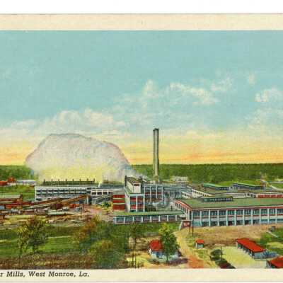 Postcard of Brown Paper Mills of West Monroe, LA