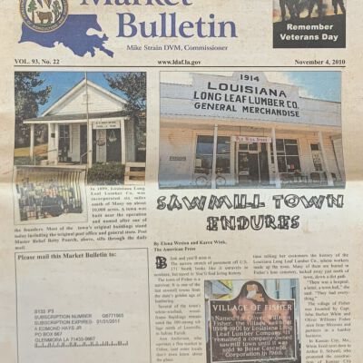 The Louisiana Market Bulletin ~ Sawmill Town Endures