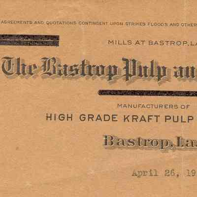The Bastrop Pulp and Paper Co.