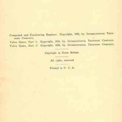Steam Engines And Valve Gears