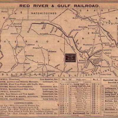 Red River & Gulf Railroad Company Equipment Register 1921