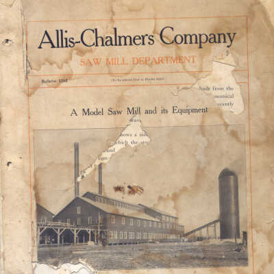 A Model Saw Mill and its Equipment Catalog