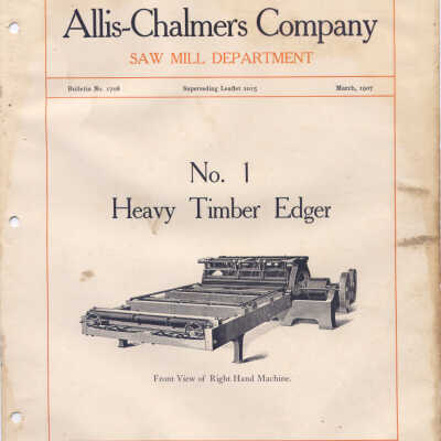No. 1 Heavy Timber Edger