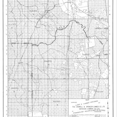 Map of Crowell & Spencer Lands