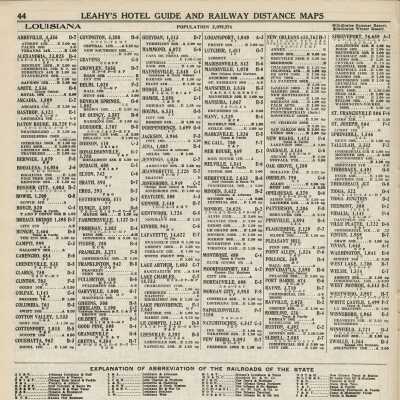 Leahy's Hotel Guide and Railway Distance Maps 1933