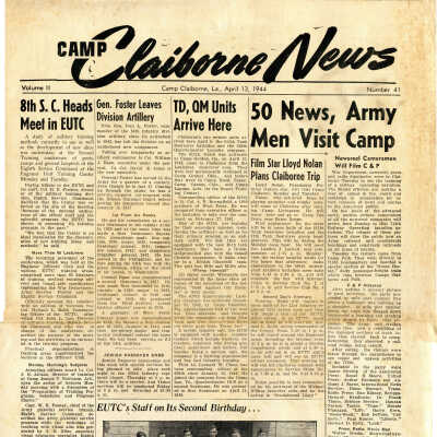 Camp Claiborne News Apr 1944