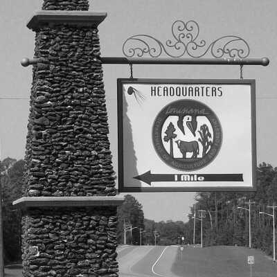 Entrance Sign to the State Forest