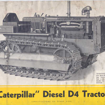 Caterpillar Diesel D4 Tractor