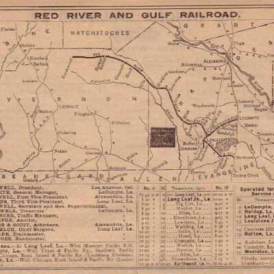 Red River & Gulf Railroad Company Equipment Register 1927