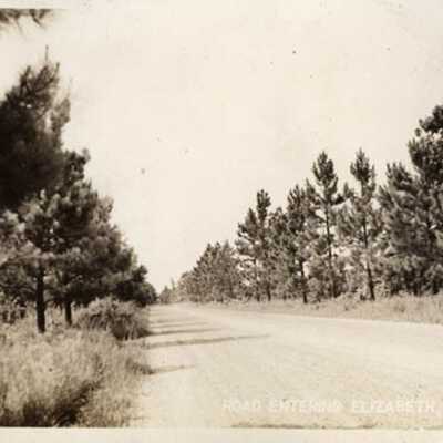 Sawmill town in Elizabeth, LA