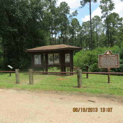 Kiosk of Camp Claiborne Site