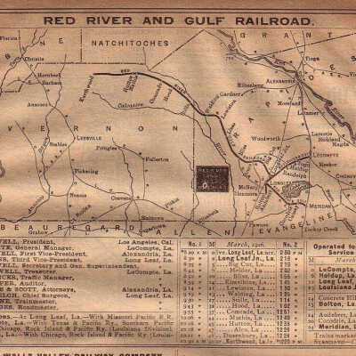 Red River & Gulf Railroad Company Equipment Register 1926