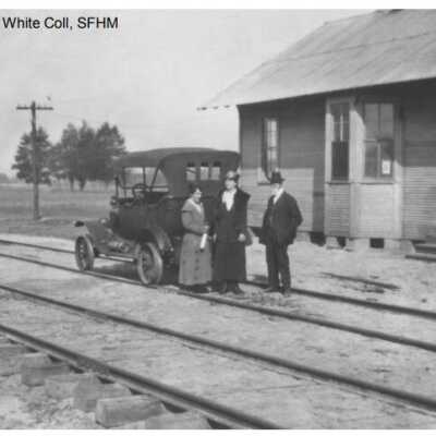 Depot in Lecompte circa 1916