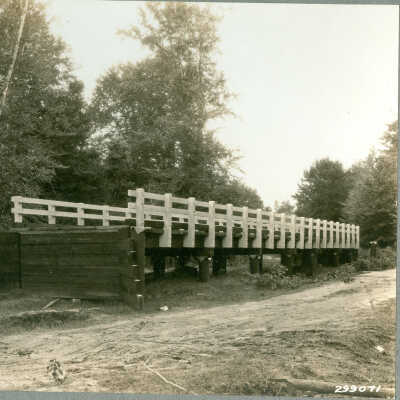 Stringer Bridge Across Valentine Creek
