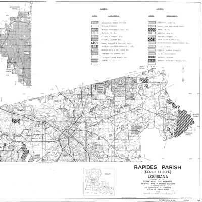 Rapides Parish Map