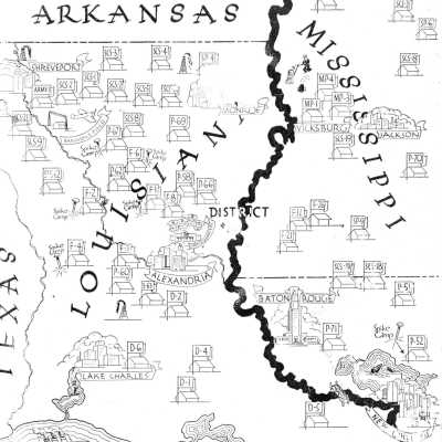 CCC Camps in LA and MS