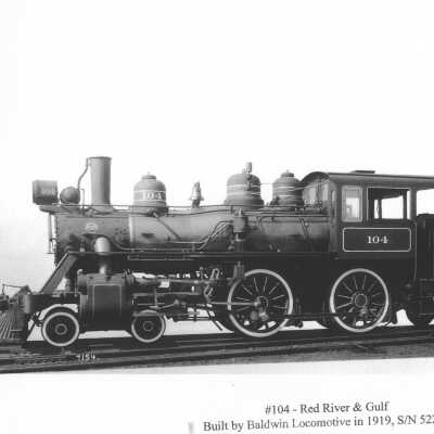 4-4-0 #104 Engine