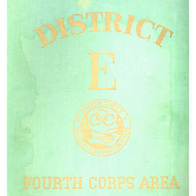 District E: Fourth Corps Area 1939