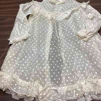 Child’s White Organdy Dress