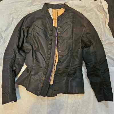 Black Satin Bodice