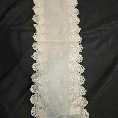 White Gauze Scarf