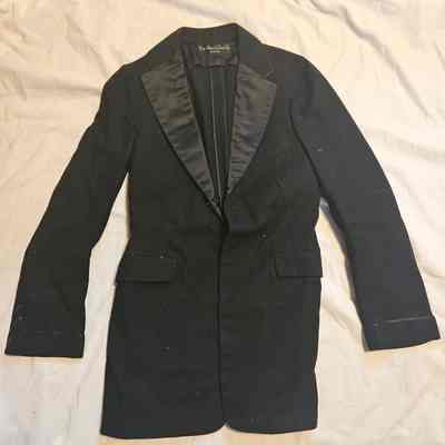 Men's Black Dress Coat