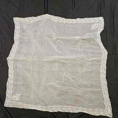 White Gauze Scarf