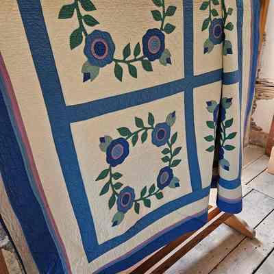 Blue Flower Quilt