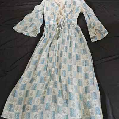 Blue Checked Dress
