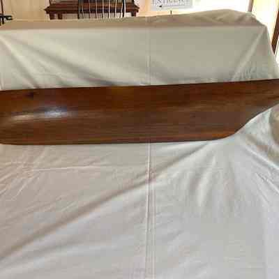 Wooden Half Model of a Ship's Hull