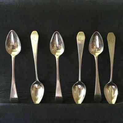 Set of Six Teaspoons