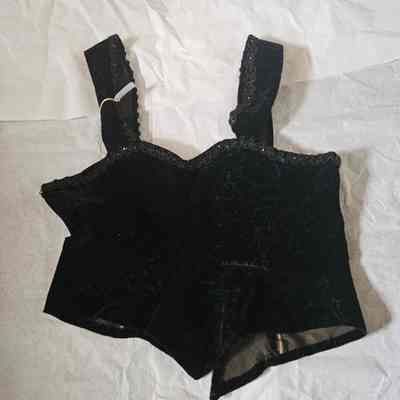 Black Velvet Bodice