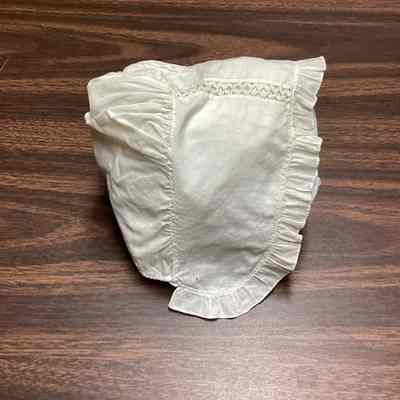 White Infant Bonnet
