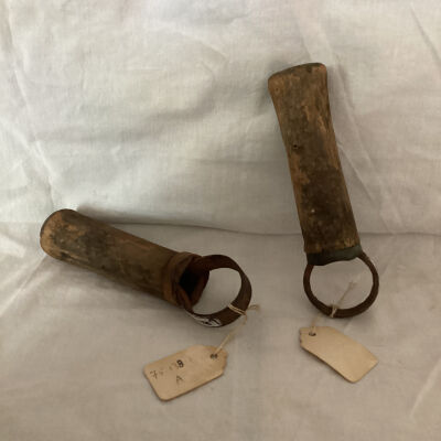 Two Scythe Handles